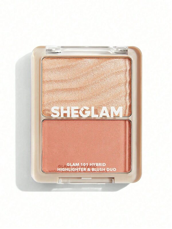 هایلایتر و رژگونه دوتایی شیگلم هیبریدی Glam 101