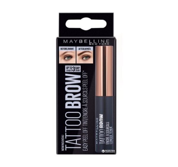 ژل تاتو ابرو میبلین Maybelline Eyebrow Tattoo Gel رنگ dark brown - Image 2