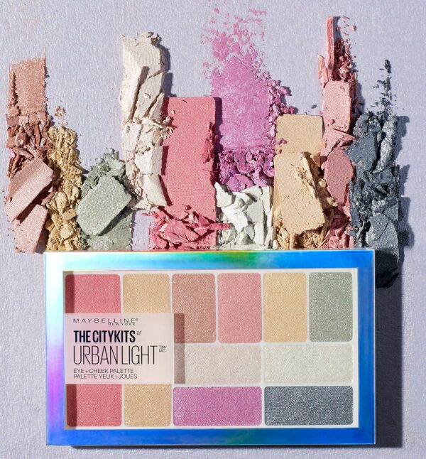 پالت سایه و رژگونه 10 رنگ سیتی کیتس میبلین Maybelline - Image 5