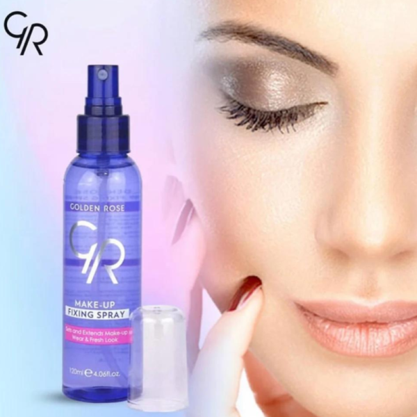 اسپری تثبیت کننده آرایش 120 میل گلدن رز Golden Rose - Image 2