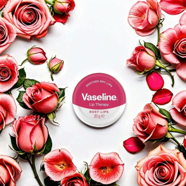 بالم لب کاسه ای عصاره گل رز 17 گرم Vaseline - Image 2