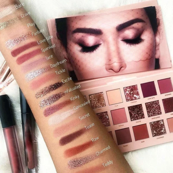 پالت سایه نود 18 رنگ هدی بیوتی HUDA BEAUTY - Image 6