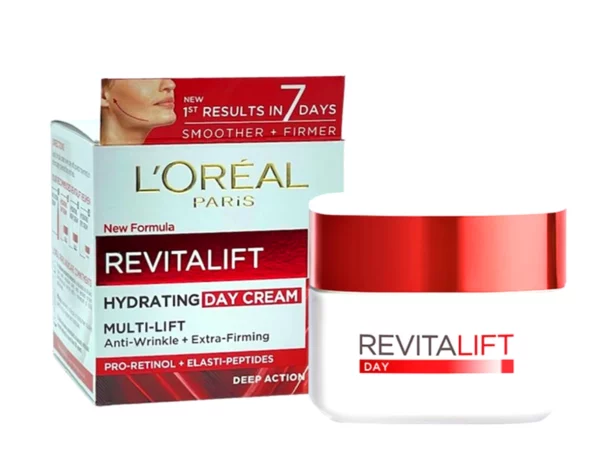 کرم روز ضدچروک و سفت‌کننده رویتالیفت لورآل (Revitalift Multi-Lift)