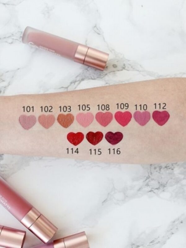 soft matte creamy lip color golden rose