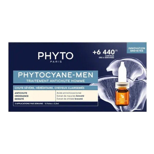 سرم درمان ریزش موی پیشرونده فیتوسیان فیتو مردان Phyto Phytocyane Men Treatment Progressive Hair Los