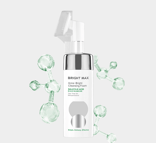 acne bright cleansing foam min