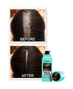 OAP HAIRCOLOR MAGIC RETOUCH SPRAY BEFOREAFTER ChatainFonce