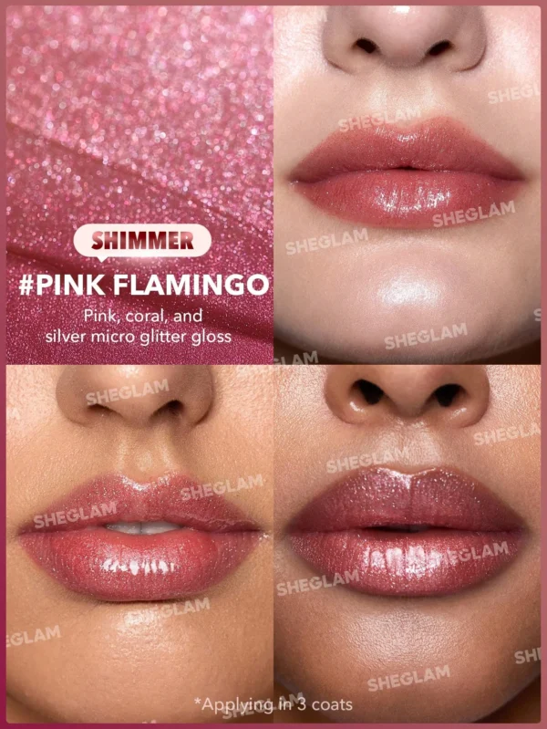 لیپ پلامپر شاین دار شیگلم (6 رنگ) Pout-Perfect Shimmer Lip Plumper - Image 5