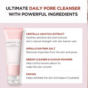 فوم شستشوی عمیق کنترل منافذ سنتلا اسکین 1004 SKIN1004 Madagascar Poremizing Deep Cleansing Foam 1 700x700 1
