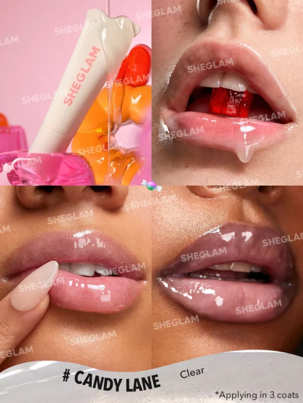 ست بالم لب کریستالی شیگلم (4 رنگ) Crystal Glaze Moisturizing Lip Care Set - Image 3