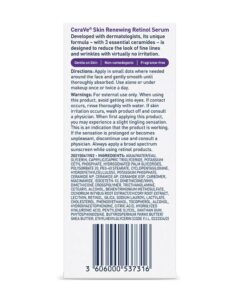 CeraVe Skin Renewing Retinol Serum Carton Back 700x875 v1