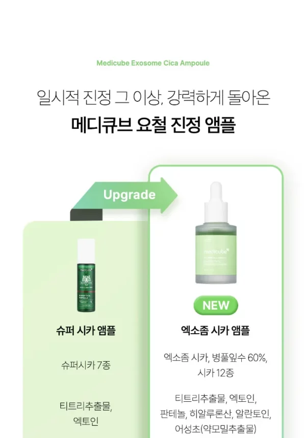 سرم آمپول اگزوزوم سیکا مدی کیوب Exosome Cica Ampoule 30ml - Image 2