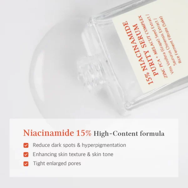 سرم خالص نیاسینامید 15درصد دکتر آلتیا Dr.Althea 15% Niacinamide Purity Serum - Image 4