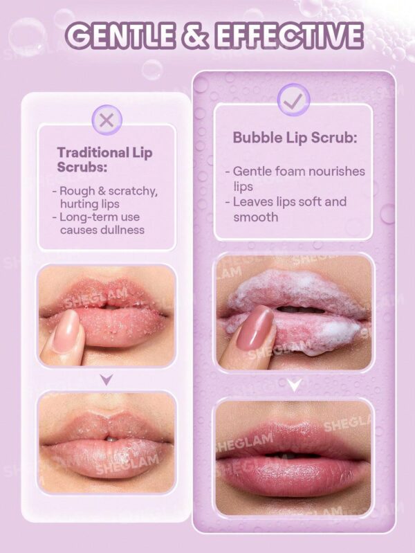 اسکراب لب بابل پاف شیگلم Sheglam Bubble Buff Lip Scrub - Image 7