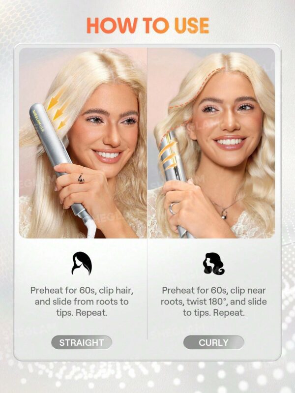 برس حرارتی شیگلم Sleek Chic Insta-Heat 1.25 - Image 2