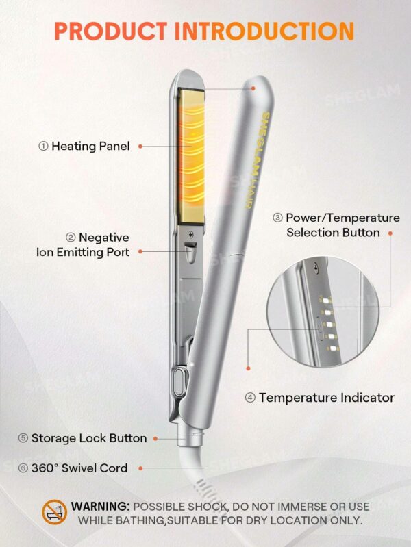 برس حرارتی شیگلم Sleek Chic Insta-Heat 1.25 - Image 4