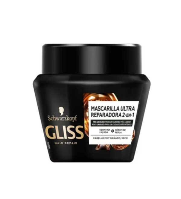 ماسک مو ترمیم کننده کراتینه موهای آسیب دیده گلیس (Gliss)