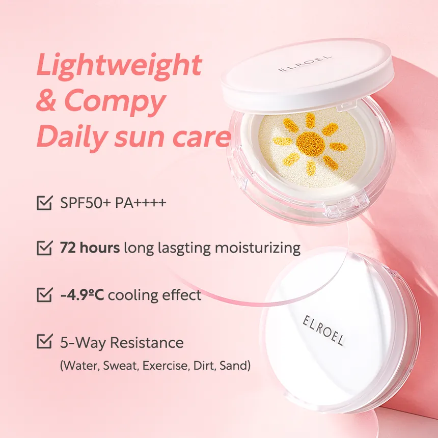 کوشن ضد آفتاب پانگ پانگ پلاس ال رو ال ELROEL - Pang Pang Sun Cushion Plus 6 کوشن ضد آفتاب پانگ پانگ پلاس ال رو ال ELROEL - Pang Pang Sun Cushion Plus - Image 6