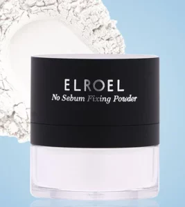 پودر تثبیت کننده ال رو ال ELROEL - No Sebum Fixing Powder 5 elroel no sebum fixing powder 77g