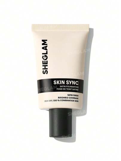 کرم‌ پودر اسکین سینک شیگلم مدل ساتن Skin Sync