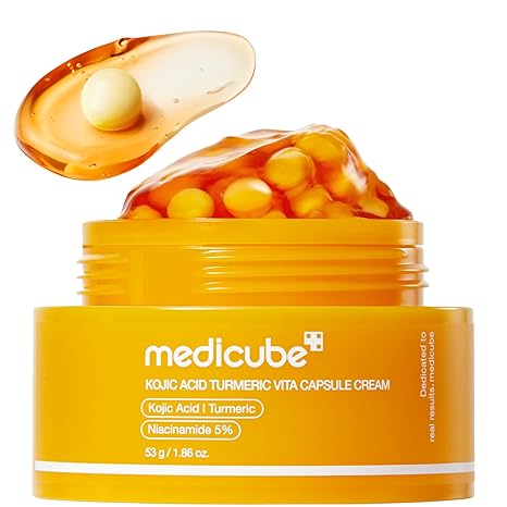 کرم کپسولی کوجیک اسید و زردچوبه مدی کیوب medicube Capsule Cream with Kojic Acid & Turmeric