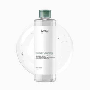 میسلار واتر آنوا 500 میل Anua Heartleaf ؛ پاک‌کننده عمیق و تسکین‌دهنده با pH متعادل