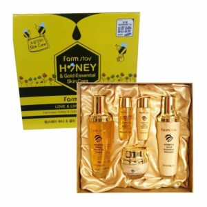 ست مراقبت از پوست فارم استی مدل Honey & Gold