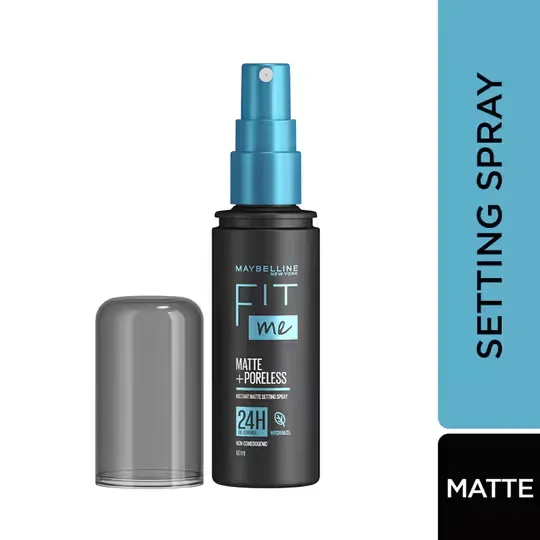 اسپری فیکس مات کننده و جمع کننده منافذ میبلین مدل Fit Me Matte + Poreless