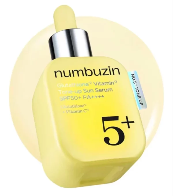سرم ضد آفتاب روشن‌کننده نامبوزین Numbuzin No.5 Glutathione Vitamin Tone-up