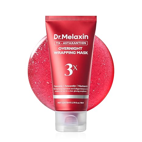 ماسک شب کلاژن‌ساز و روشن‌کننده دکتر ملاکسین TX-Astaxanthin Overnight Wrapping Mask