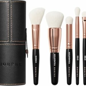 ست براش مسافرتی 6 تکه مورفی مدل Morphe Rose Away 6-Piece Travel Brush Set