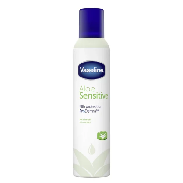اسپری ضد تعریق Aloe Sensitive وازلین 250 میل