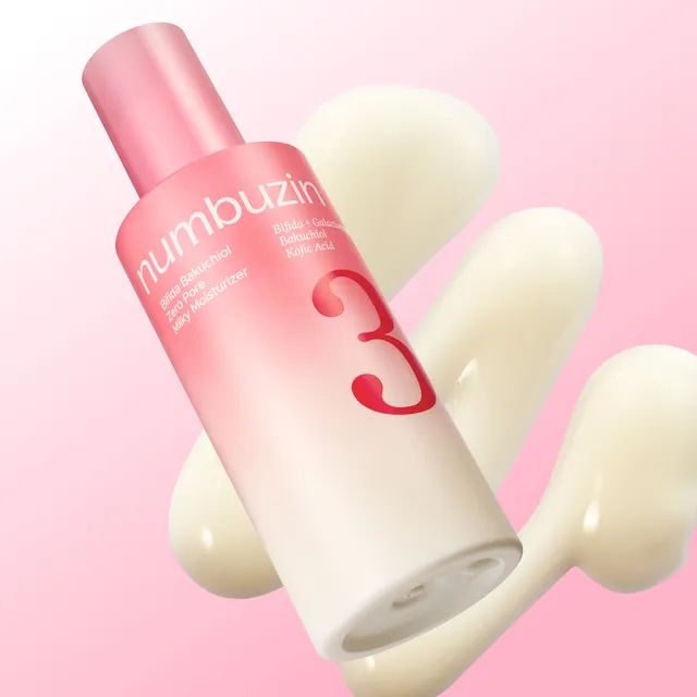 لوسیون شیری شماره 3 نامبوزین کنترل منافذ بیفیدا و باکوچیول Bifida Bakuchiol Zero Pore Milky Moisturizer