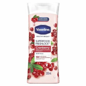 لوسیون بدن Cranberry و ویتامین سی وازلین Superfood Freshlock Cranberry [100 ml]