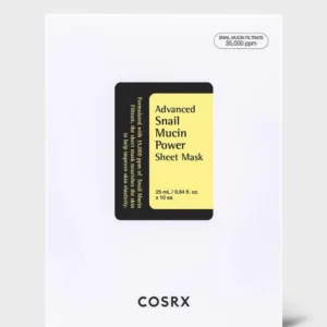 ماسک ورقه‌ای حلزون کوزارکس Advanced Snail Mucin Power Sheet Mask