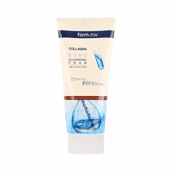 فوم شستشوی کلاژن صورت فارم استی Collagen Pure حجم 180 میل