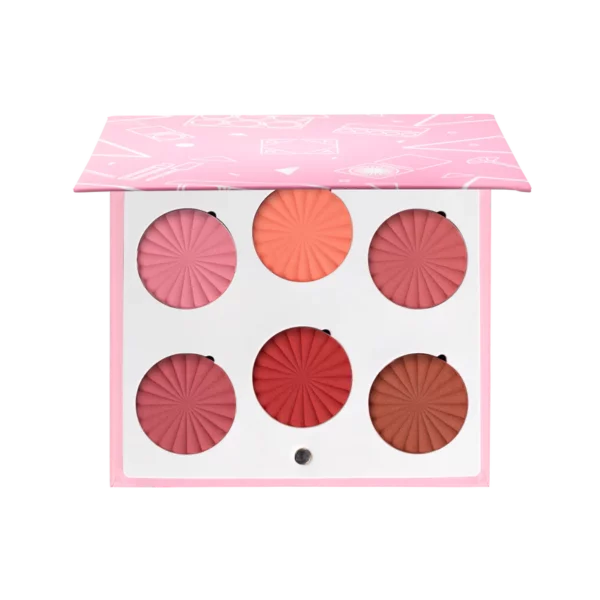 پالت صورت مینی میکس اوفرا (رژگونه، برنزر، هایلایتر) OFRA Mini Mix Charm Your Cheeks