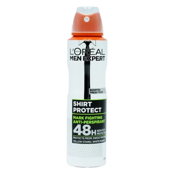 اسپری ضد تعریق مردانه Shirt Protect لورآل 250 میل