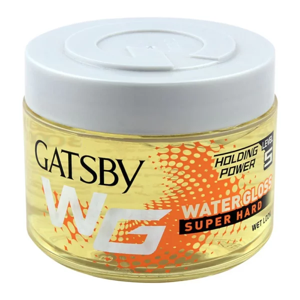 ژل مو سوپر هارد گتسبی Gatsby Water Gloss Super Hard حجم 300 گرم