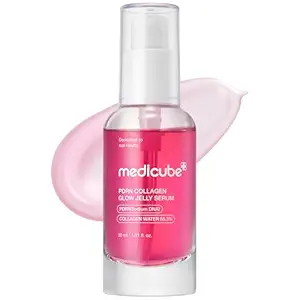 سرم ژلی کلاژن صورتی و PDRN مدی کیوب PDRN Pink Collagen Glow Jelly Serum 30ml