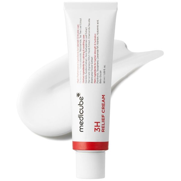 کرم ترمیم کننده و تسکین دهنده 3H مدی کیوب 3H Daily Relief Cream