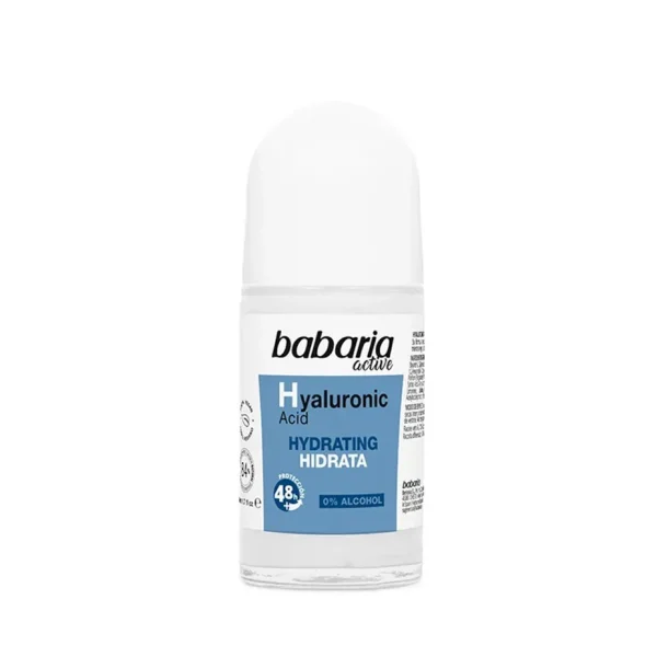 رول ضد تعریق حاوی هیالورونیک اسید باباریا Hyaluronic Acid Roll-On Deodorant 50ml