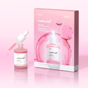ماسک سرم جوانساز PDRN پپتید صورتی مدی کیوب PDRN Pink Peptide Serum Mask