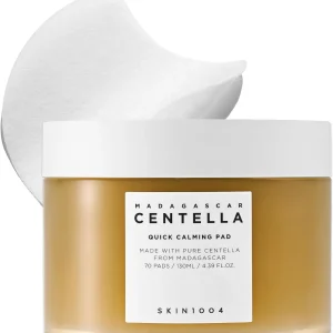 تونر پد تسکین‌دهنده ماداگاسکار سنتلا اسکین 1004 Madagascar Centella Quick Calming Pad