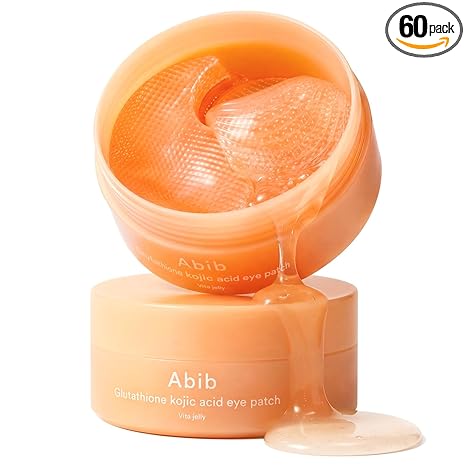 پچ زیر چشم گلوتاتیون و کوجیک اسید ابیب Glutathione Kojic Acid Eye Patches [60تایی]