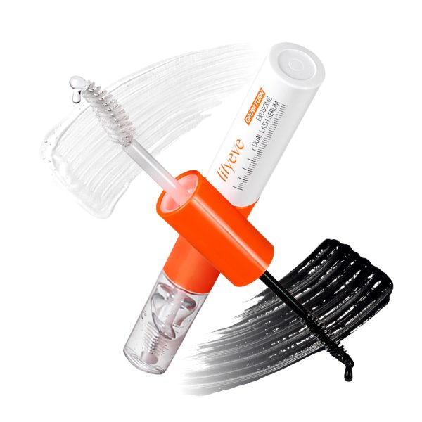 سرم تقویت مژه حجم دهنده وبلند کننده لیلیوئه Grow Turn Exosome Dual Lash Serum