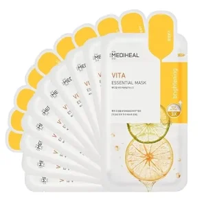 ماسک ویتامینه روشنکننده و جوانکننده مدی هیل Mediheal Vita Essential Sheet Mask