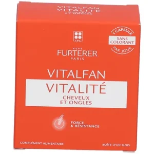 تقویت‌کننده مو و ناخن رنه فورترر Vitalfan Vitalité Cheveux et Ongles [30 تایی]