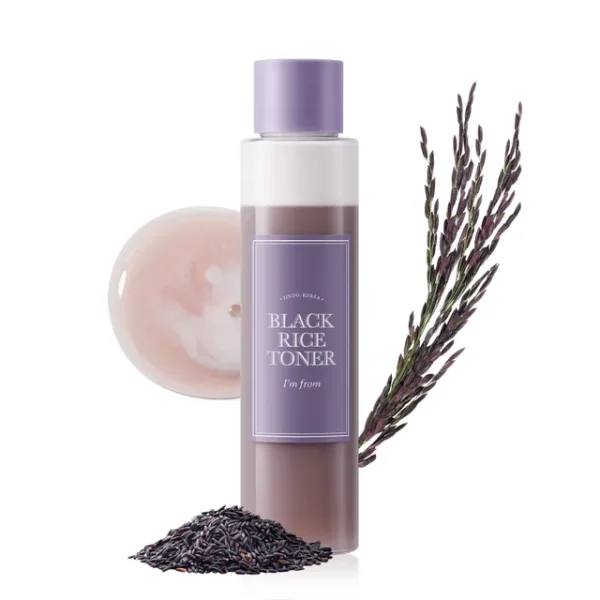 تونر برنج سیاه آیم فرام آبرسان و روشن کننده I'm from Black Rice Toner