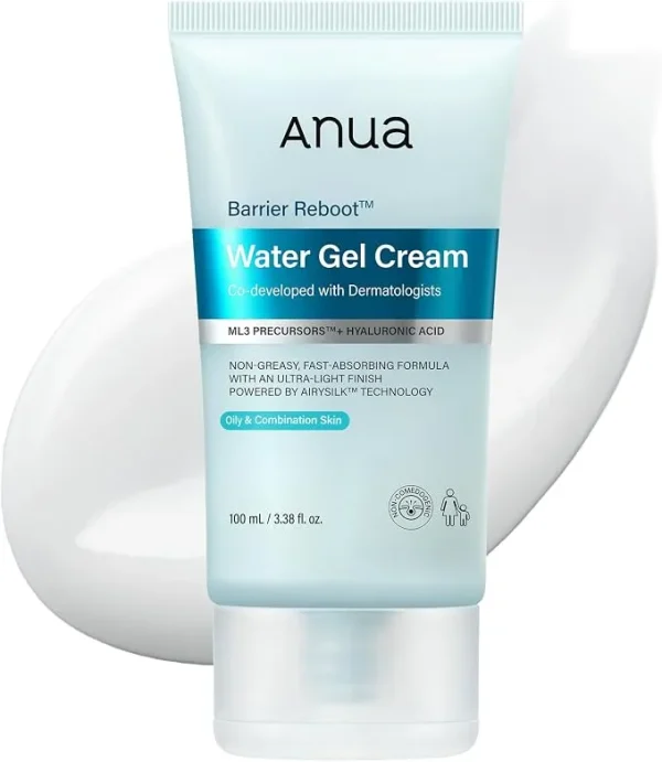 کرم ژل آبرسان و ترمیم‌کننده سد دفاعی آنوا Anua Barrier Reboot Water Gel Cream حجم 100 میل